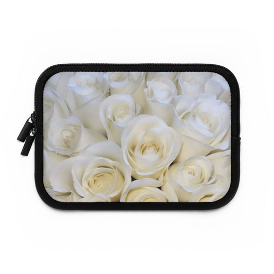 White Roses Laptop Sleeve