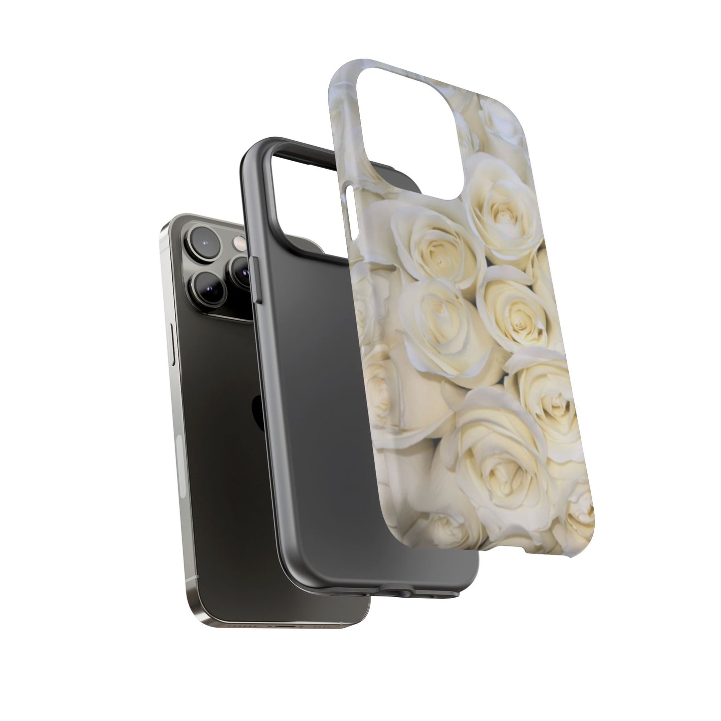 White Roses Tough Phone Case