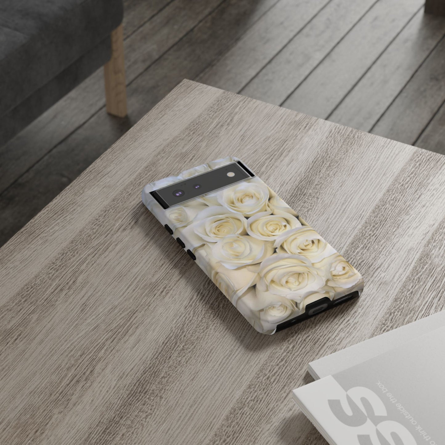 White Roses Tough Phone Case