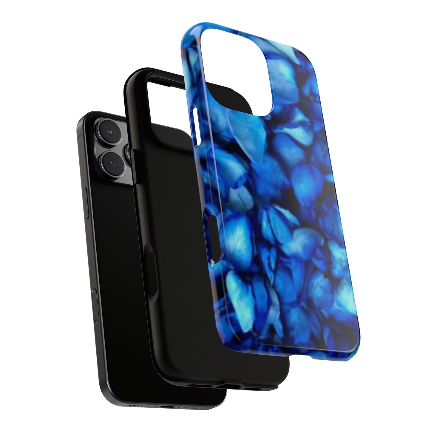 Blue Petals Tough Phone Case