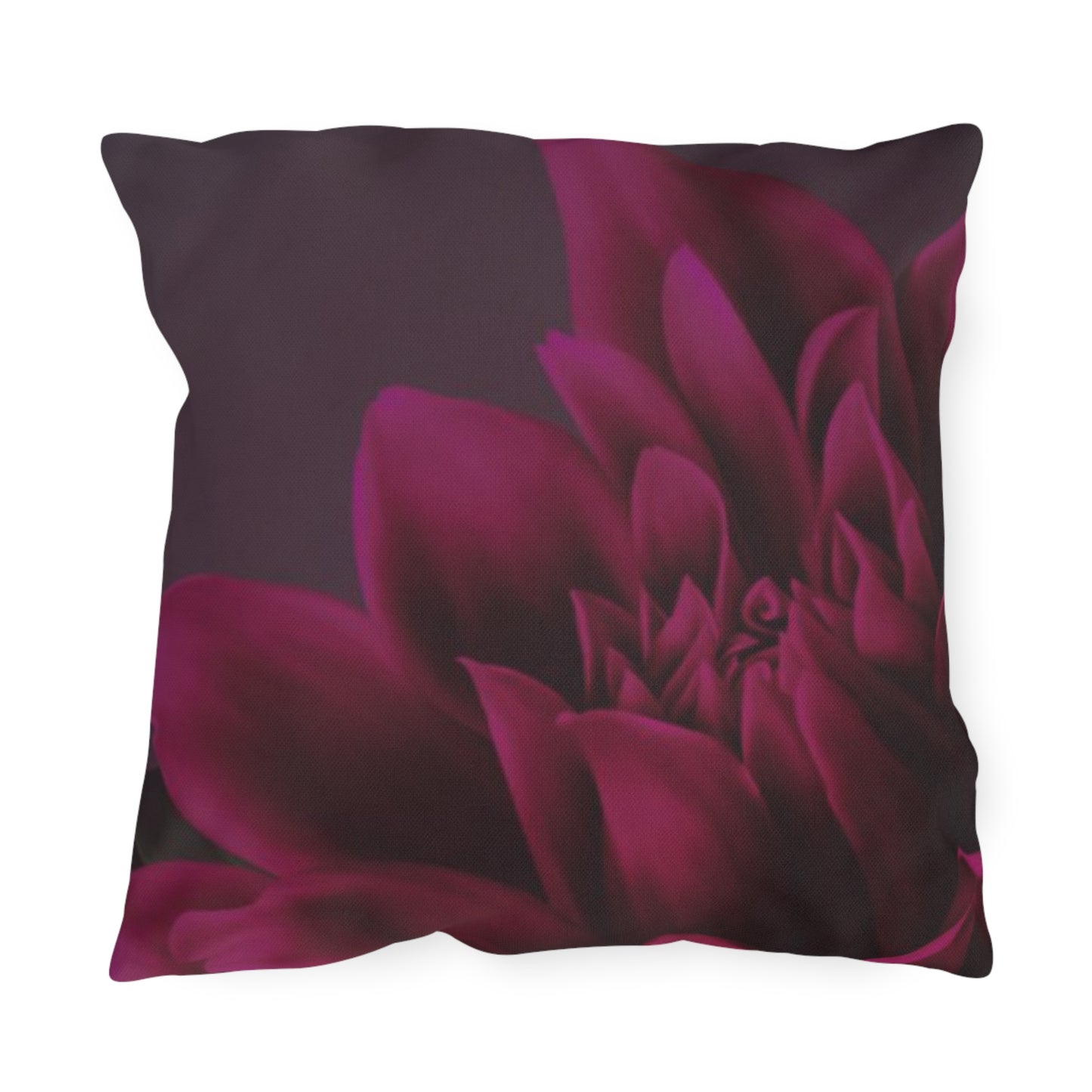 Magenta Dahlia Outdoor Pillow