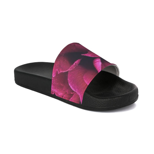 Magenta Floral Sandals
