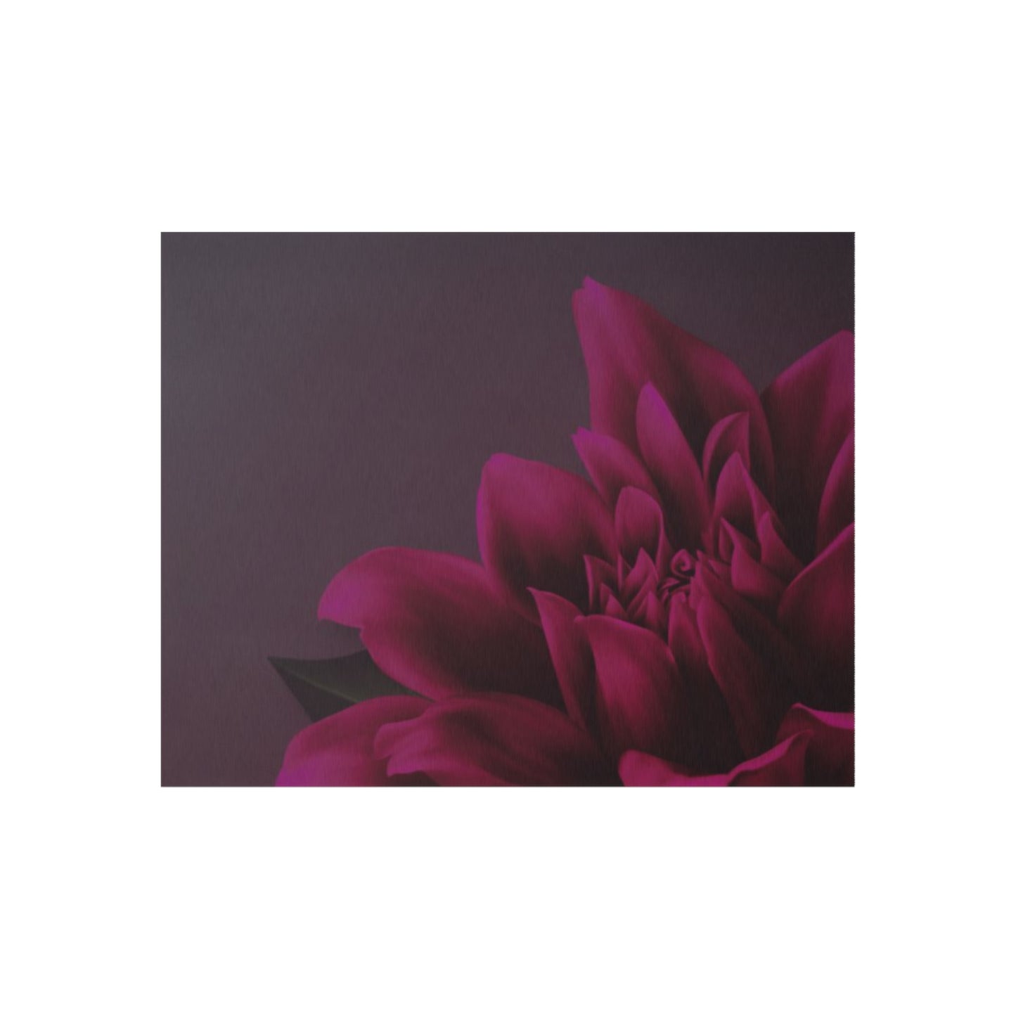 Magenta Dahlia Outdoor Rug