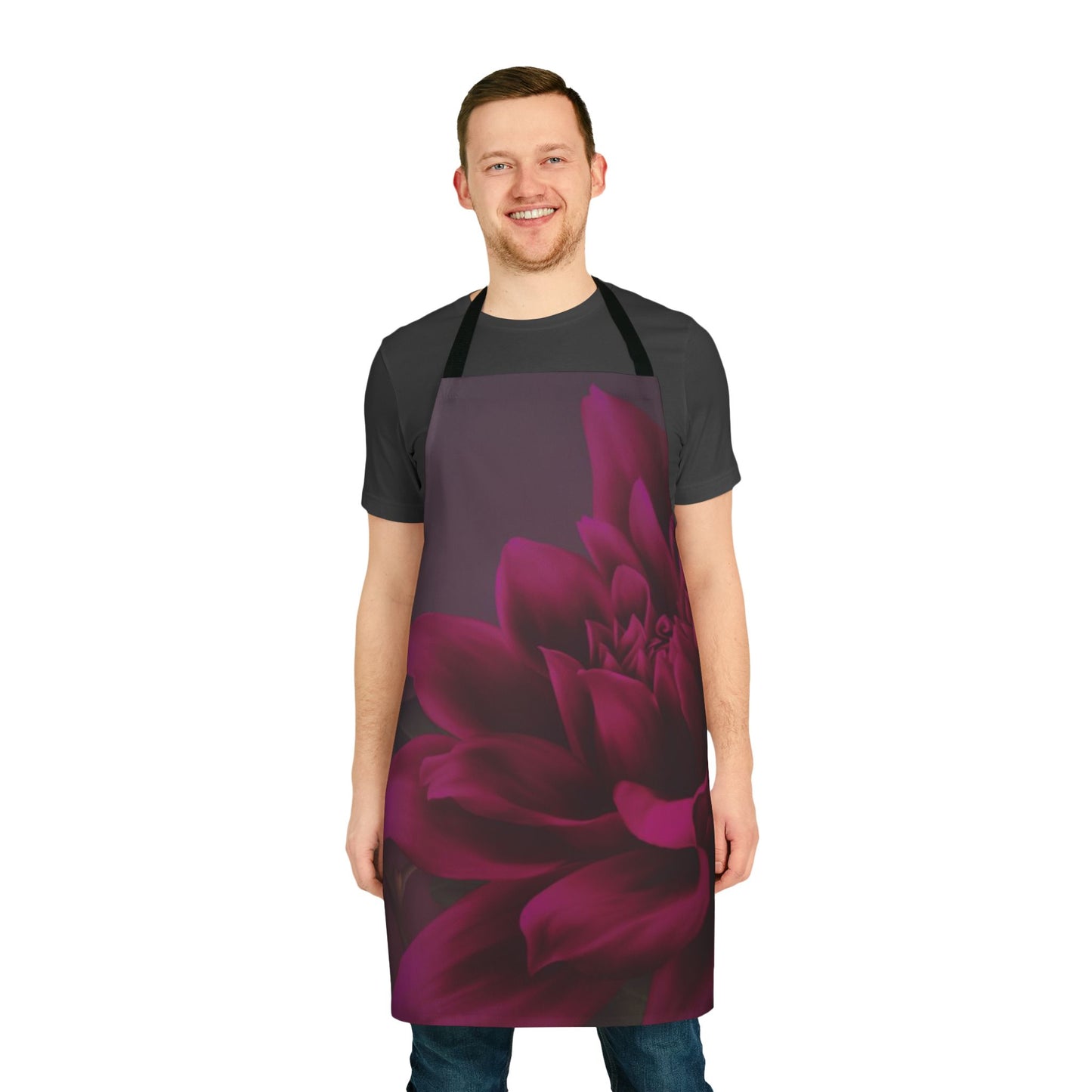 Magenta Dahlia Apron