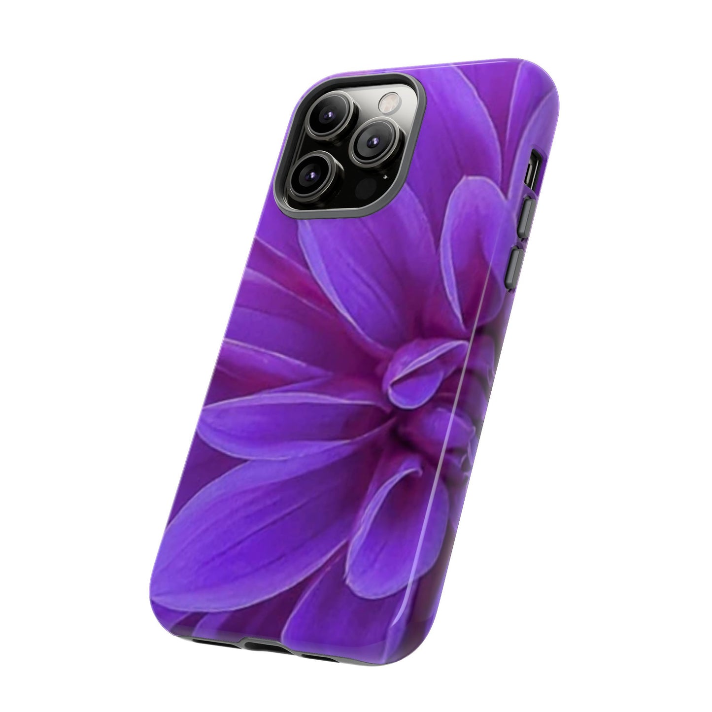 Purple Dahlia Tough Phone Case