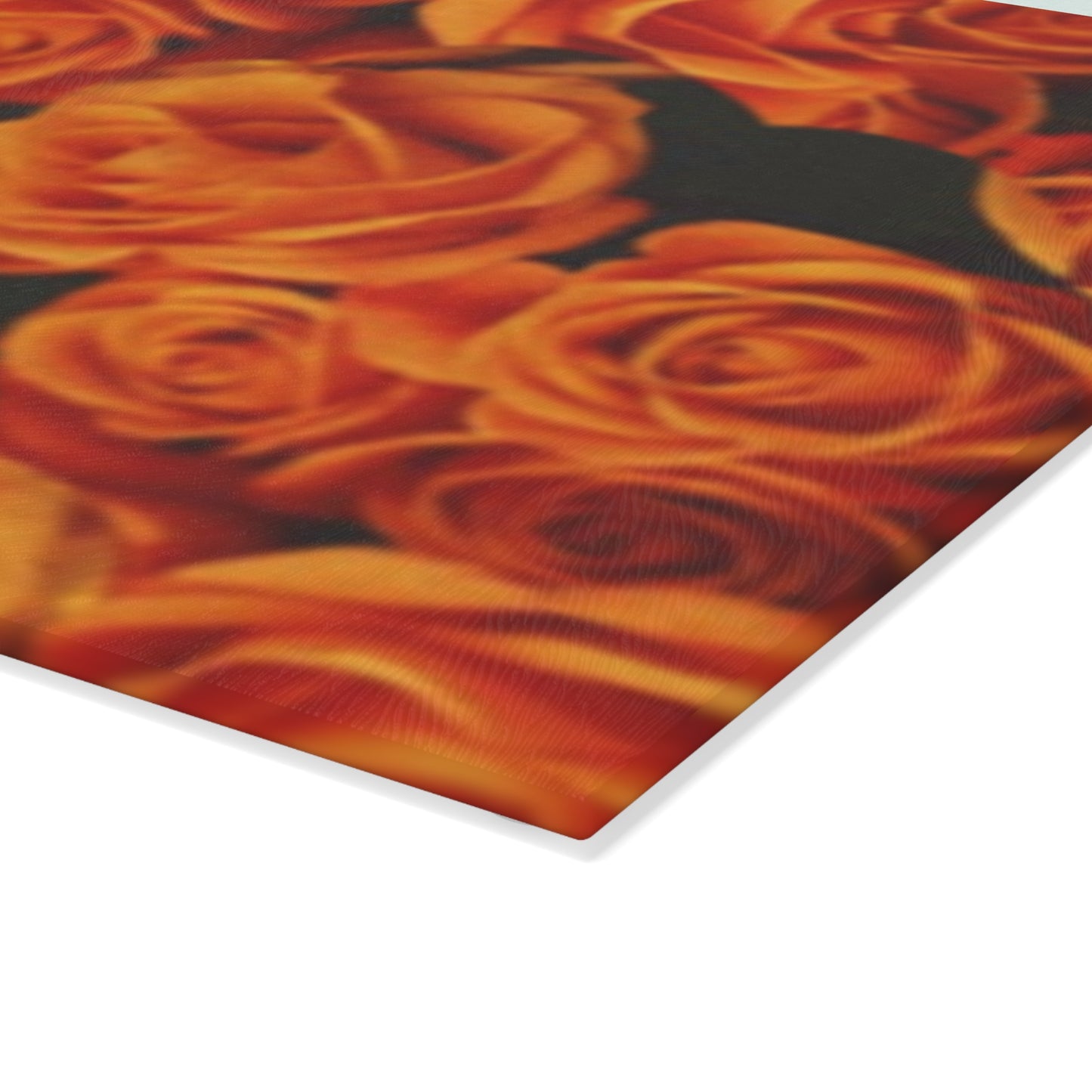Orange Roses Cutting Board