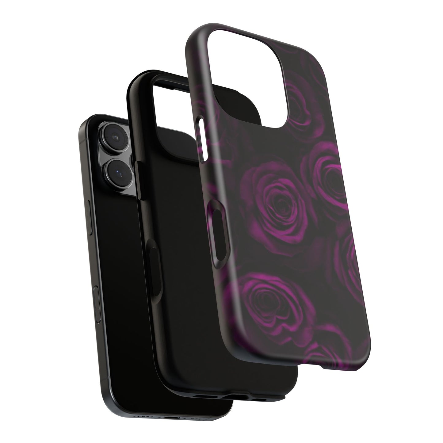 Dark Purple Roses Phone Tough Case