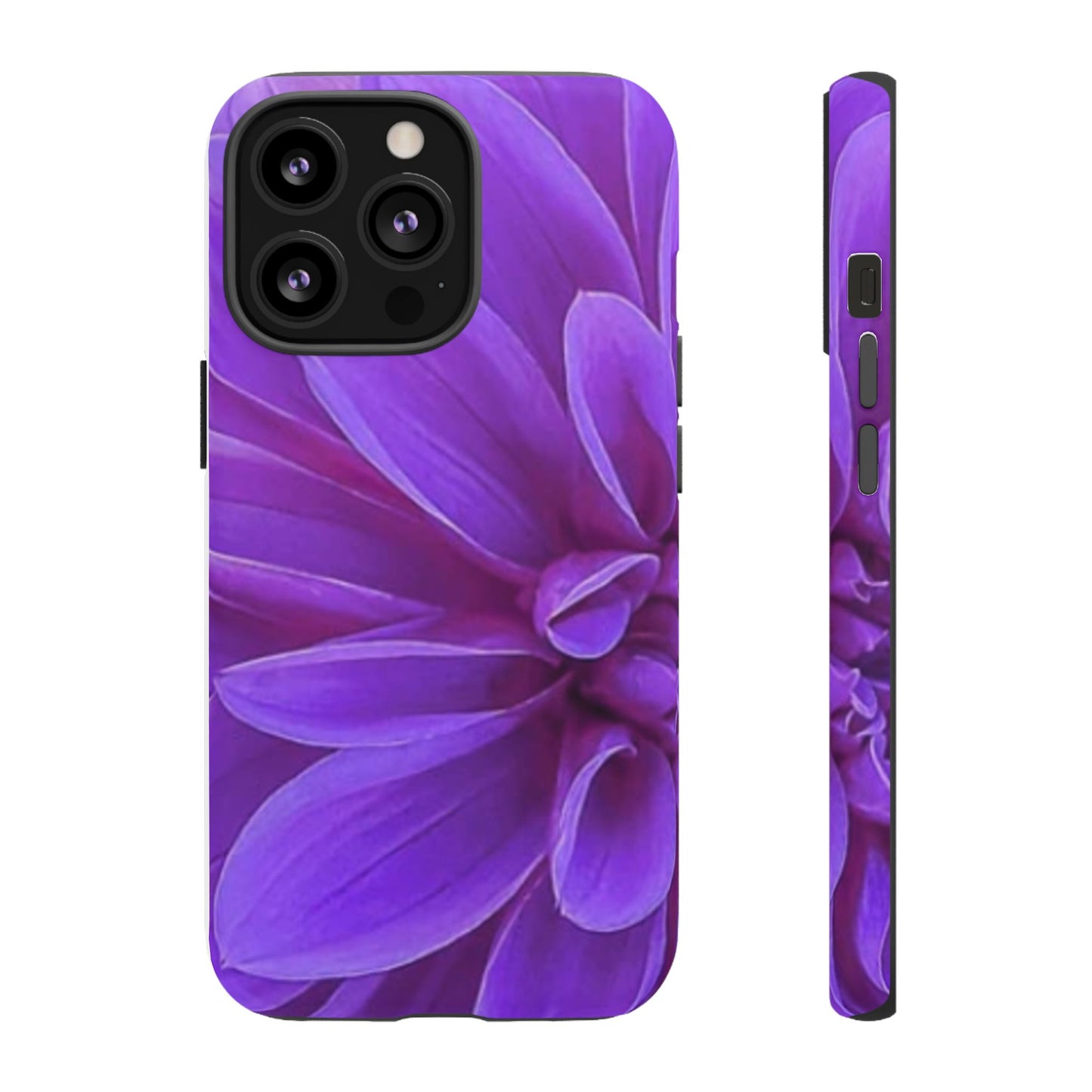 Purple Dahlia Tough Phone Case