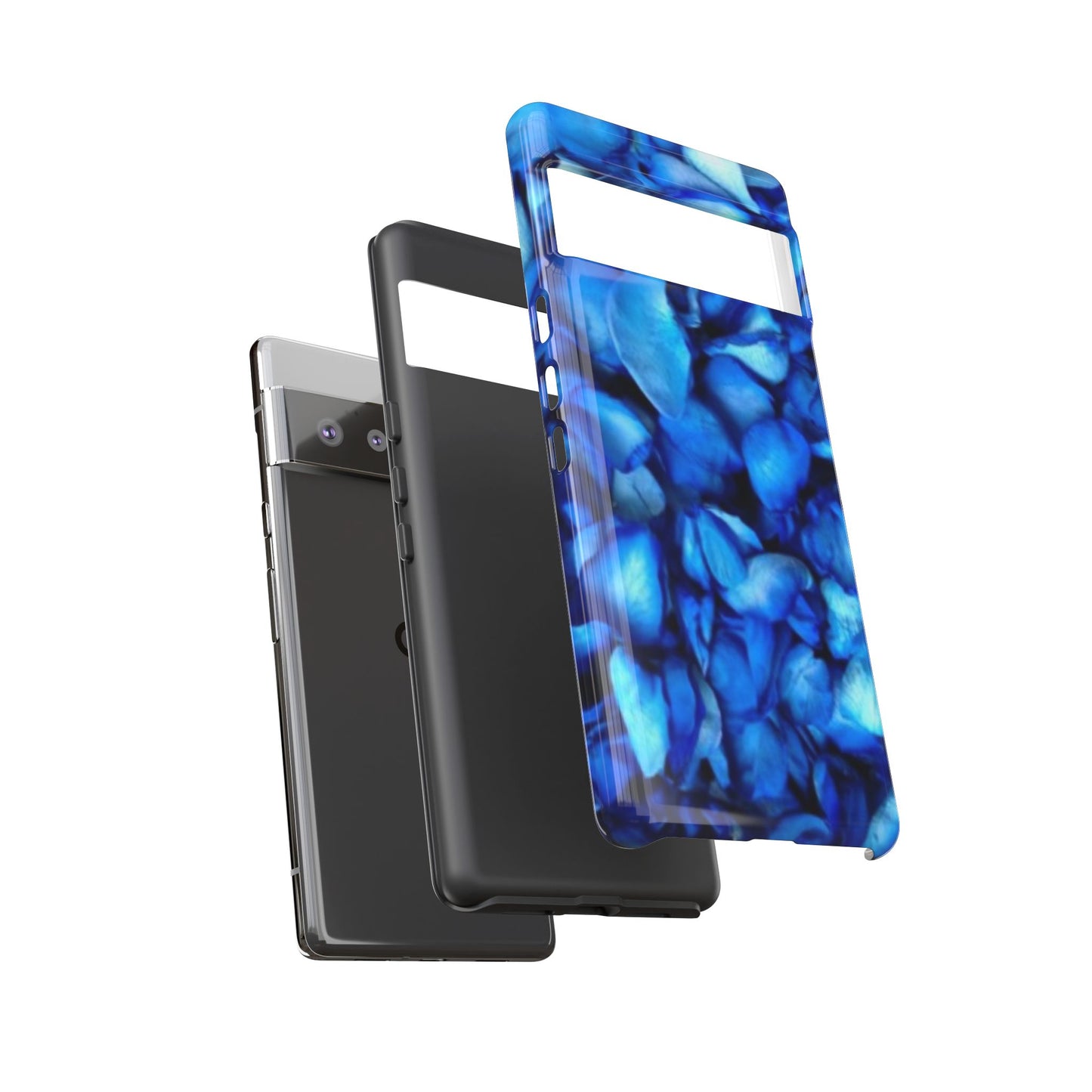 Blue Petals Tough Phone Case