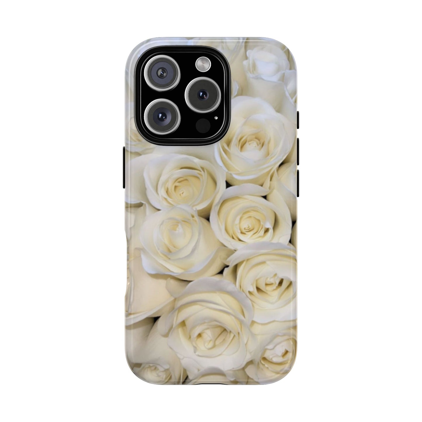 White Roses Tough Phone Case