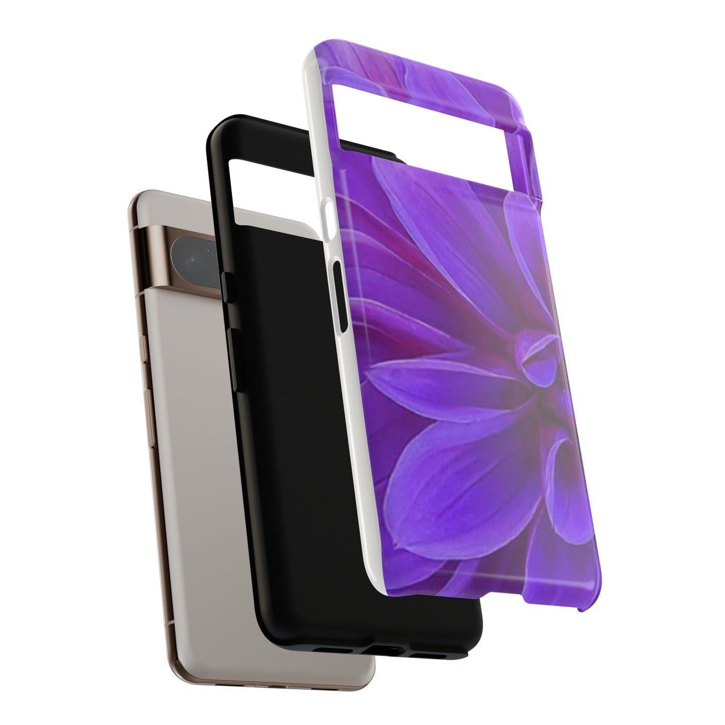 Purple Dahlia Tough Phone Case