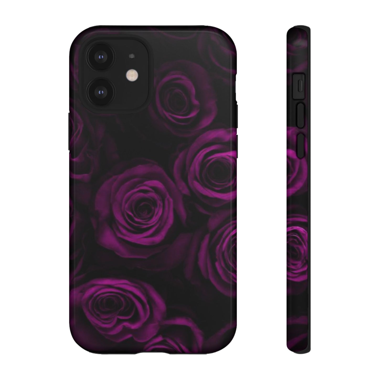 Dark Purple Roses Phone Tough Case