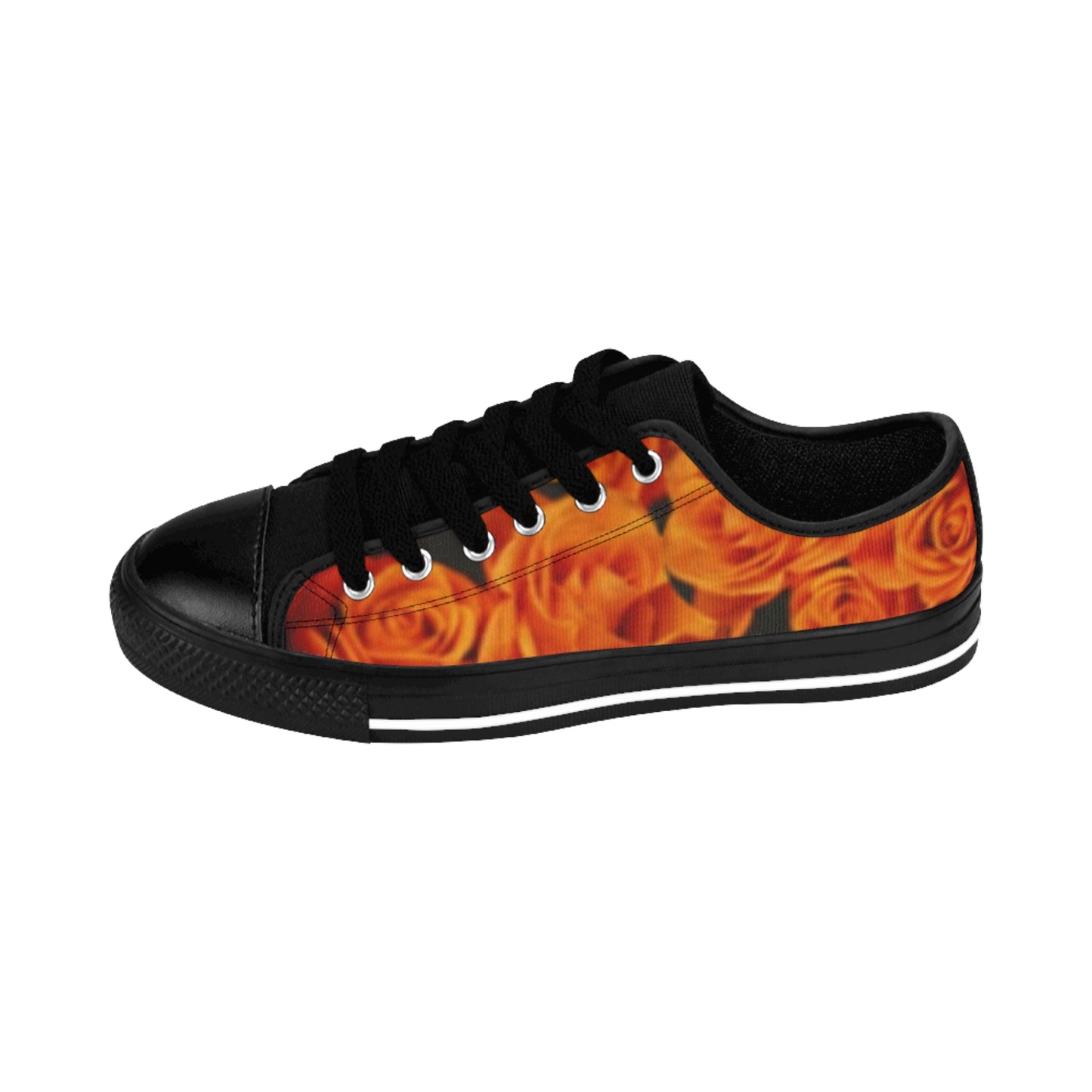 Orange Roses Sneakers
