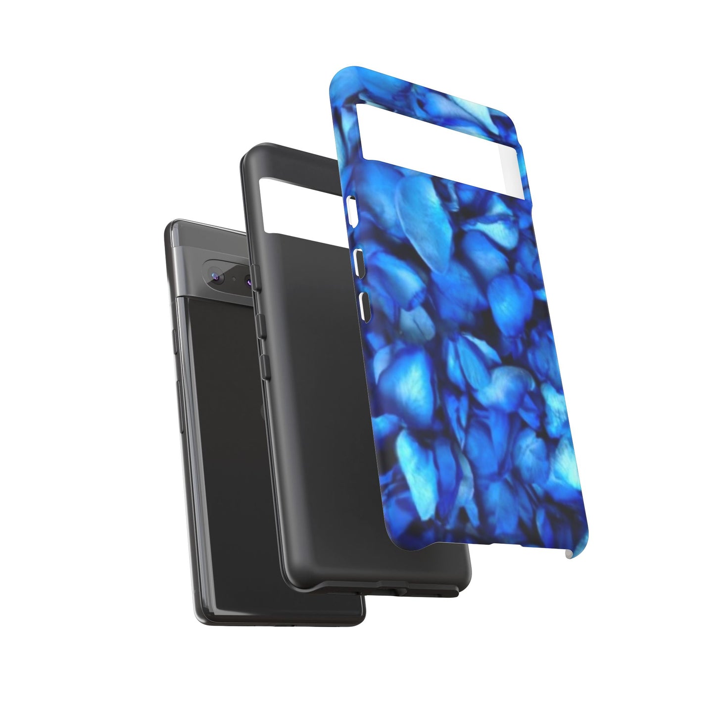 Blue Petals Tough Phone Case