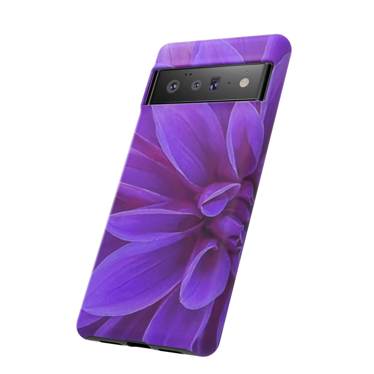 Purple Dahlia Tough Phone Case