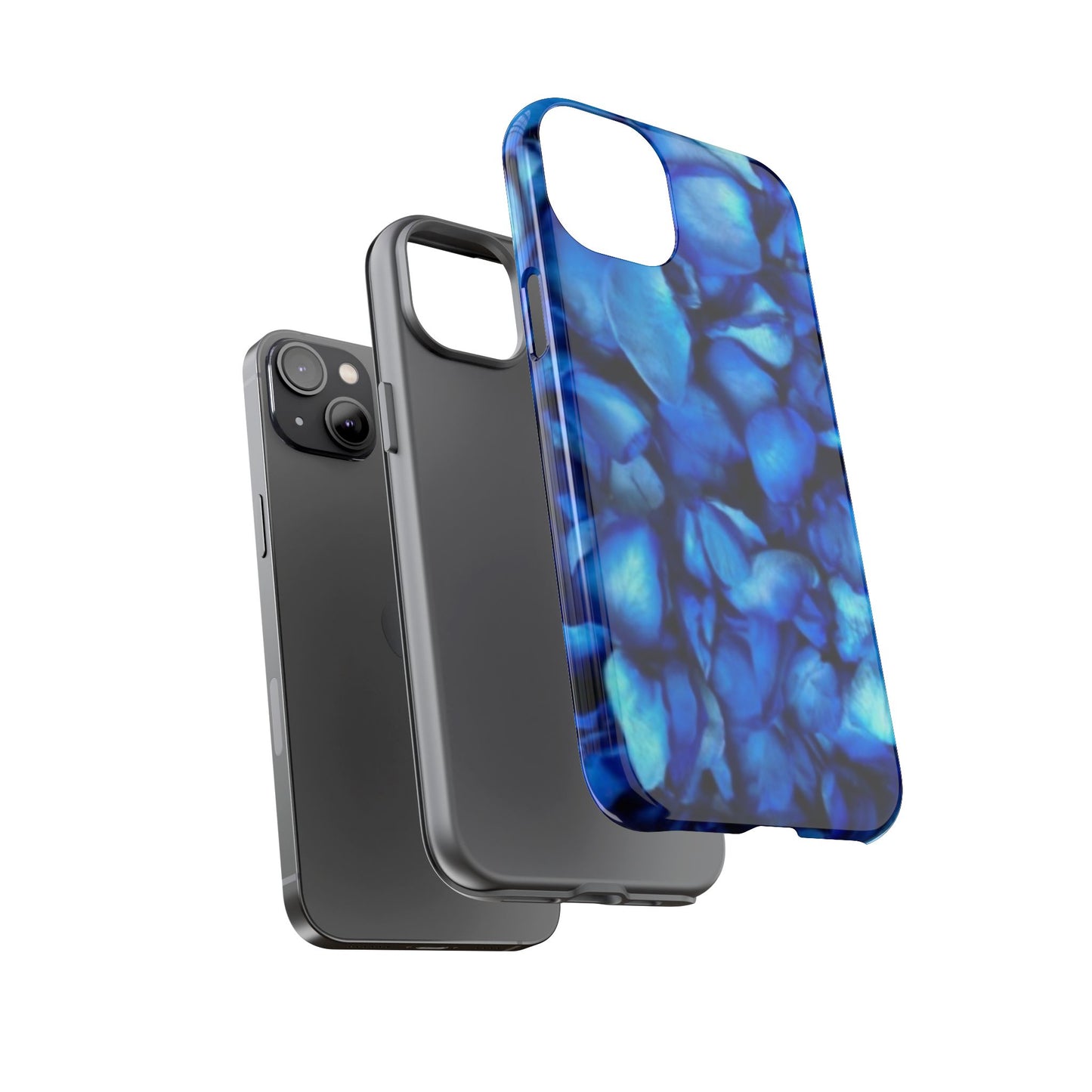 Blue Petals Tough Phone Case