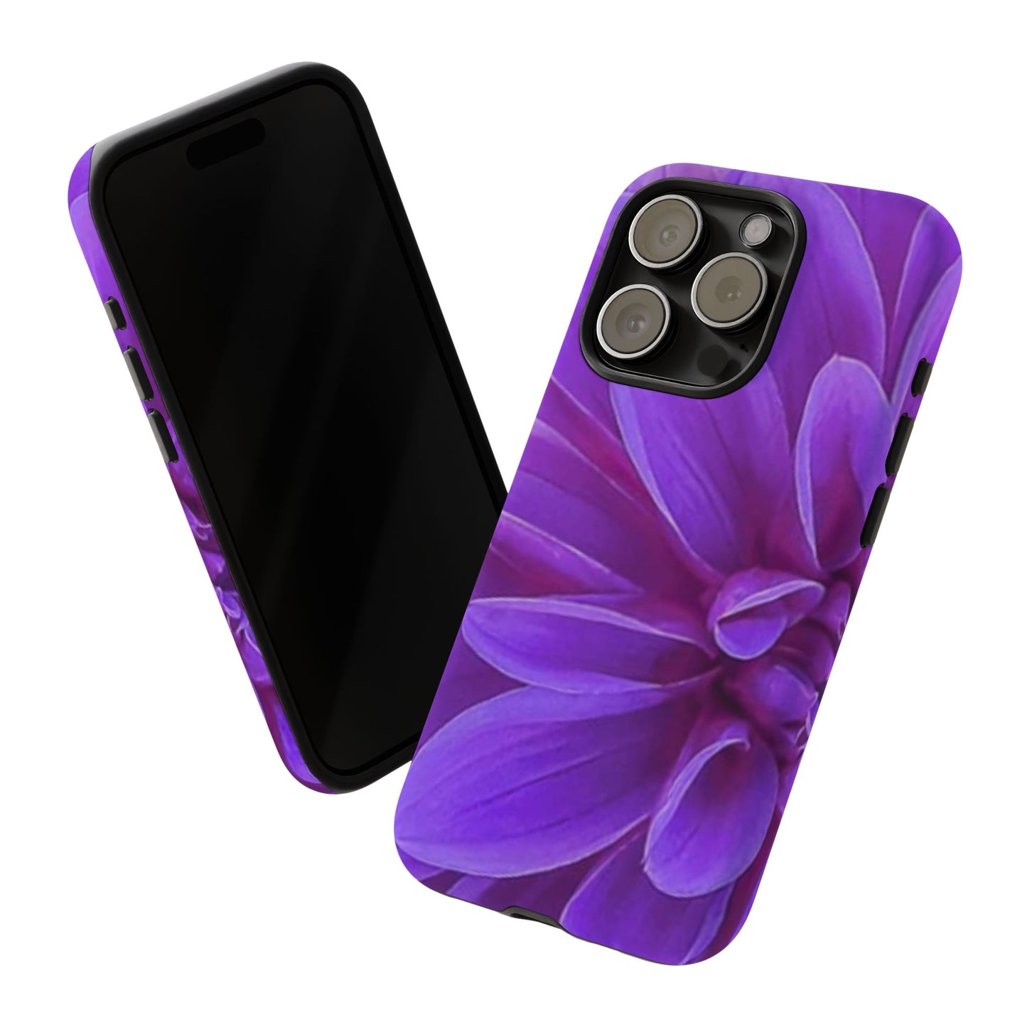 Purple Dahlia Tough Phone Case