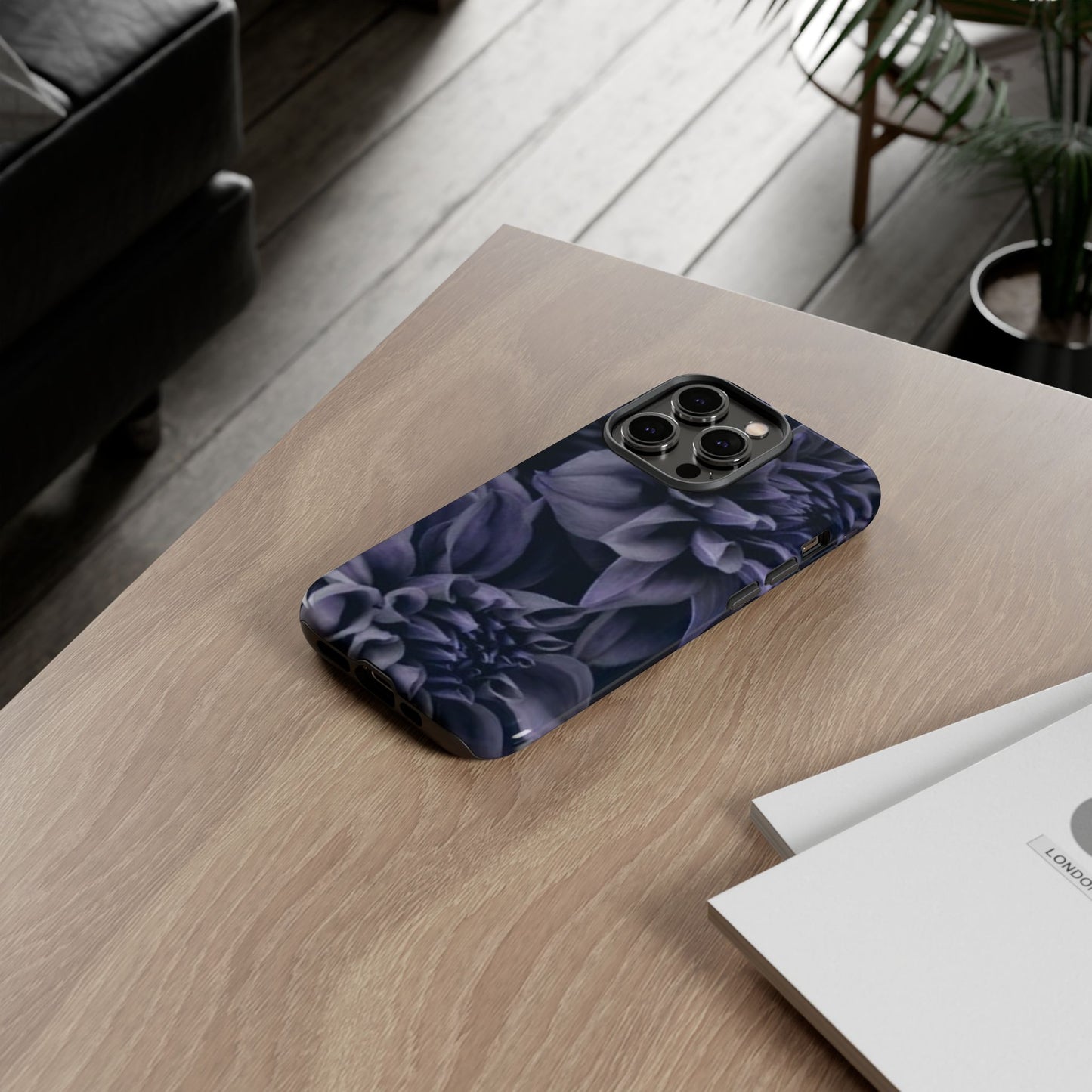 Blue Dahlia Phone Tough Case