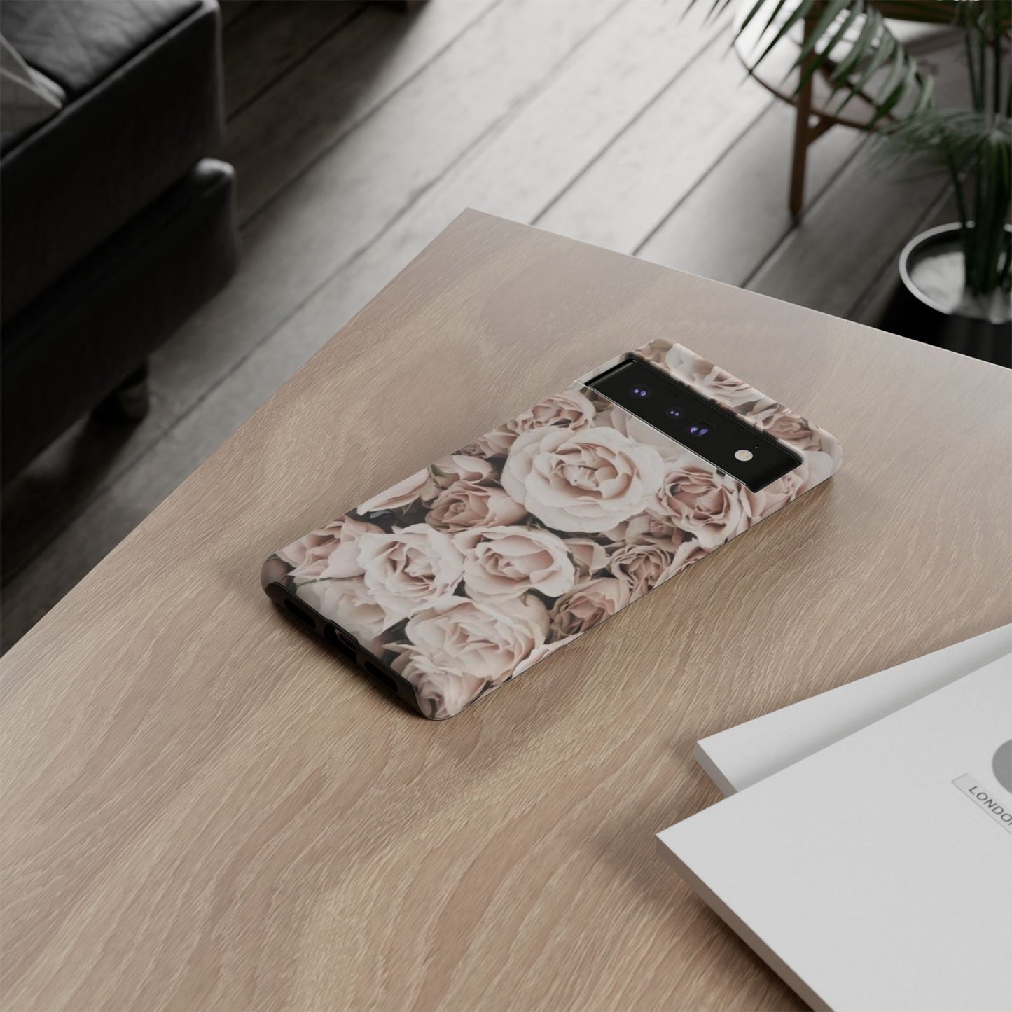 Light Pink Roses Tough Phone Case