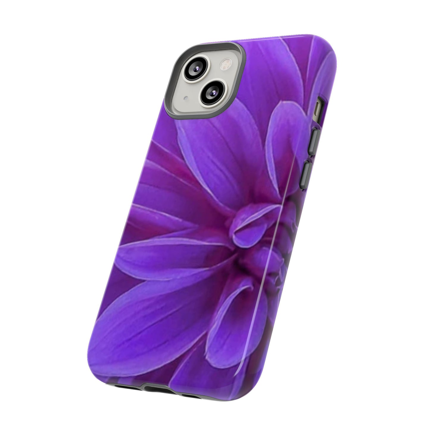Purple Dahlia Tough Phone Case