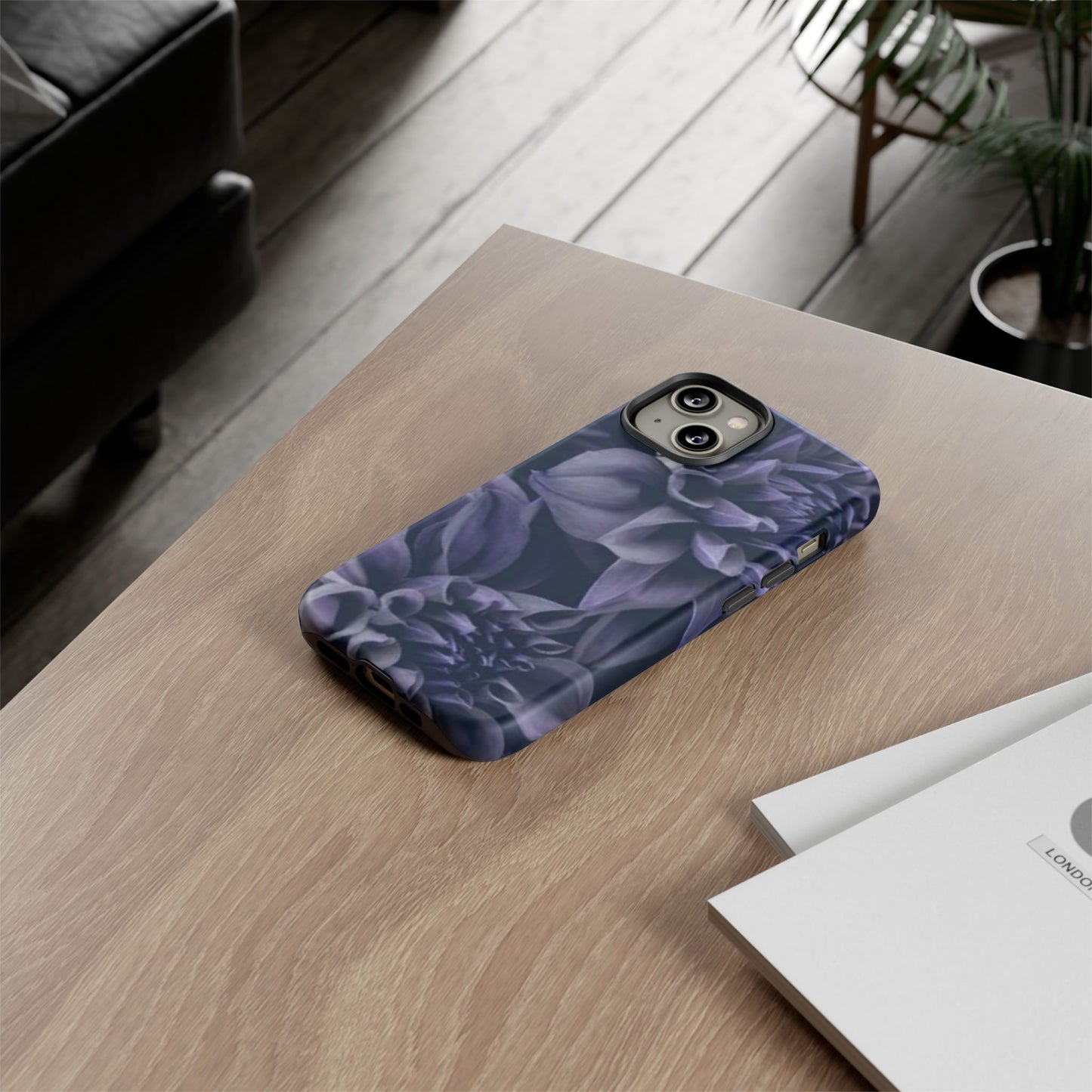 Blue Dahlia Phone Tough Case