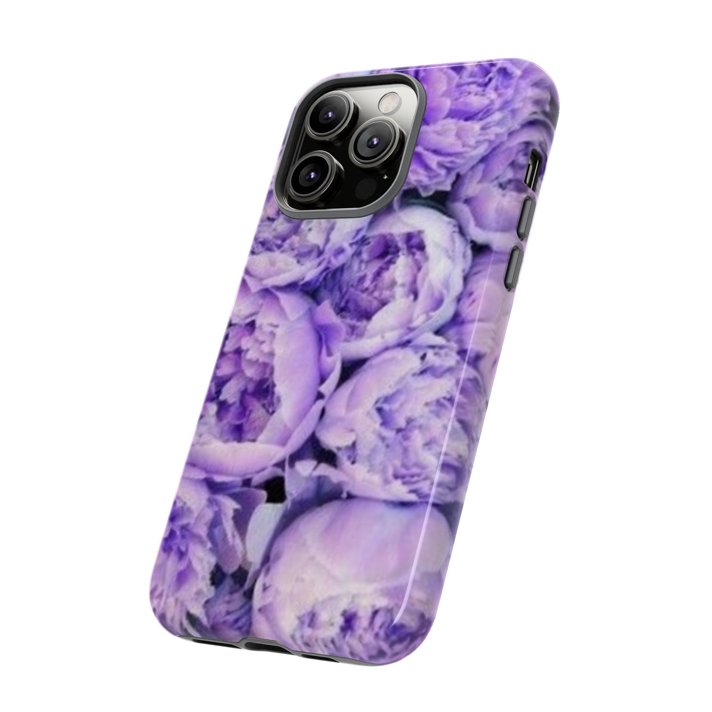 Purple Peony Tough Phone Case