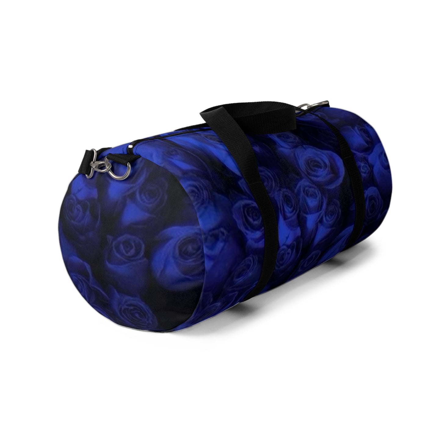 Dark Blue Roses Duffel Bag