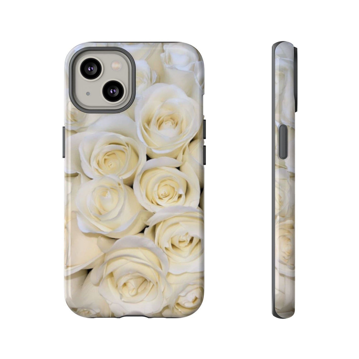 White Roses Tough Phone Case