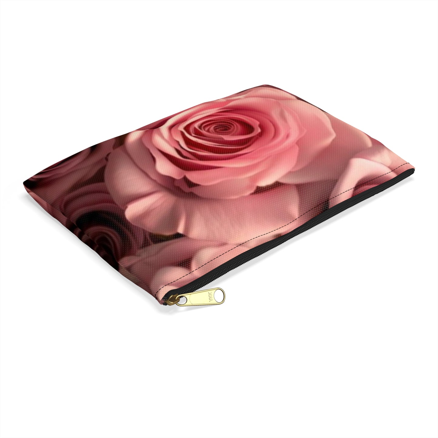 Pink Roses Accessory Pouch