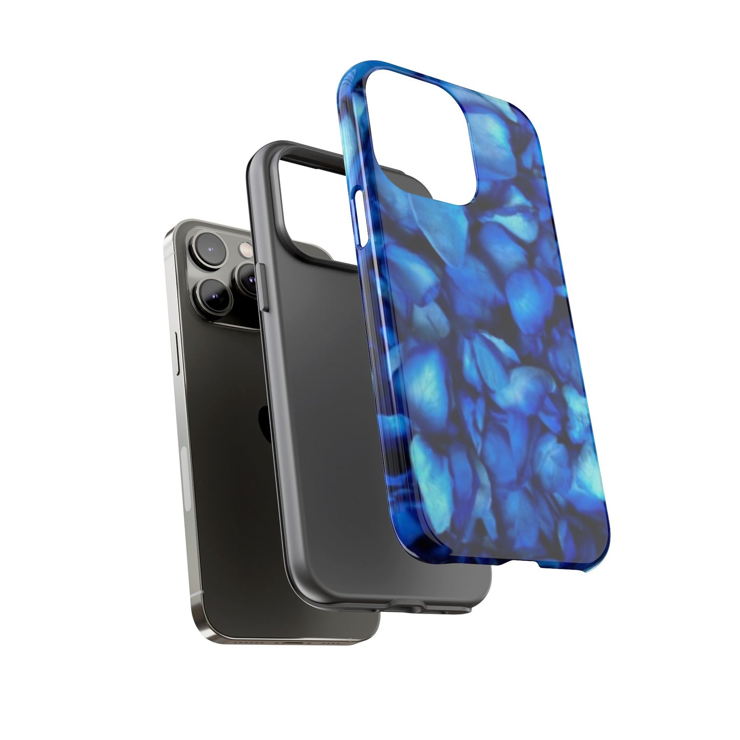 Blue Petals Tough Phone Case