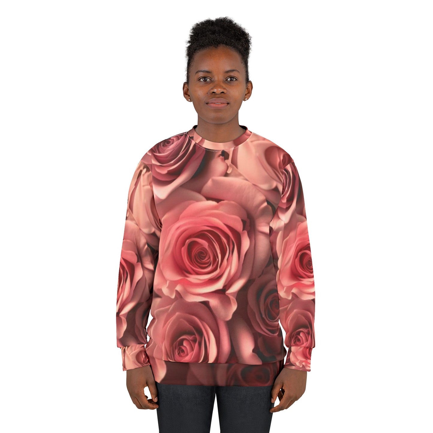 Pink Roses Sweatshirt