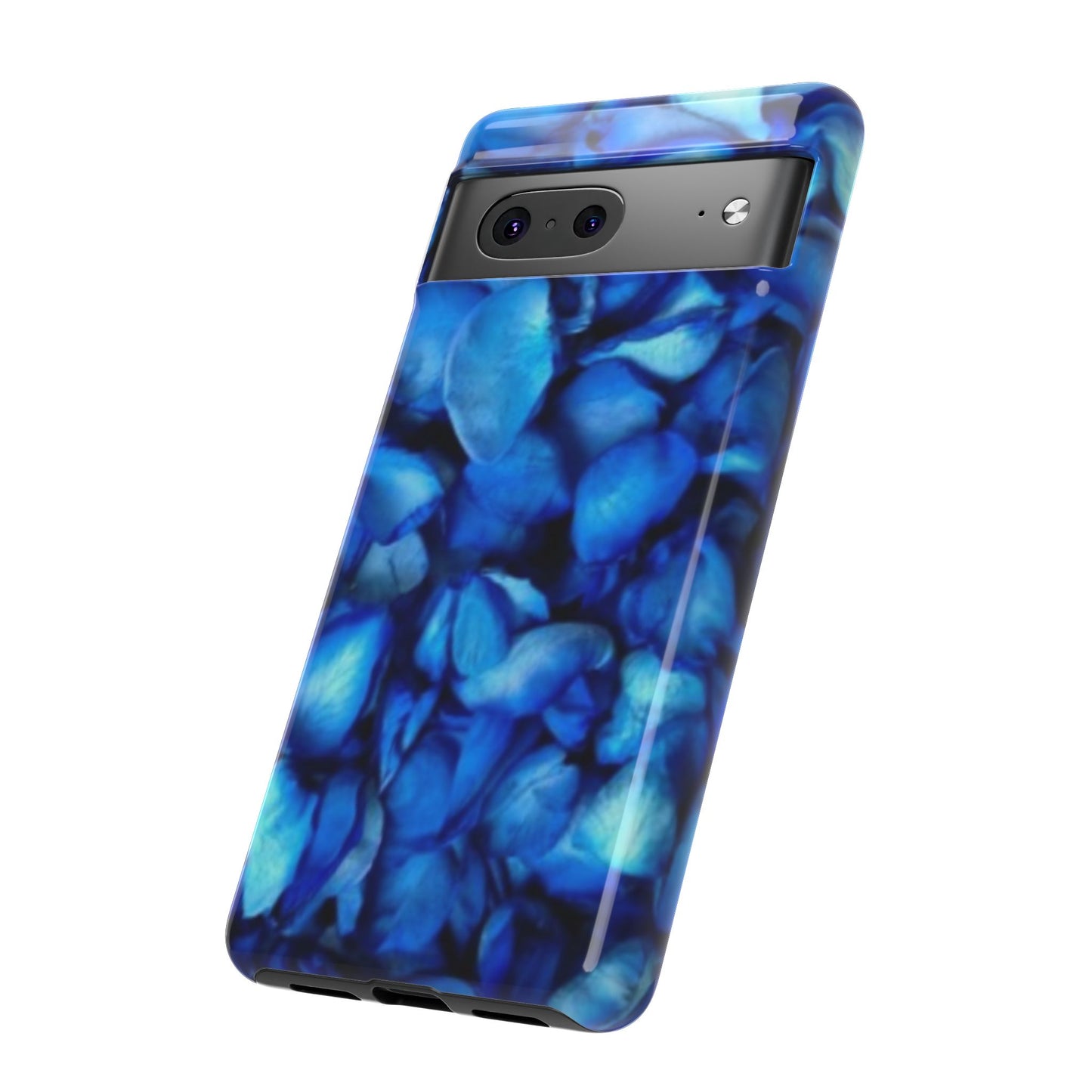Blue Petals Tough Phone Case