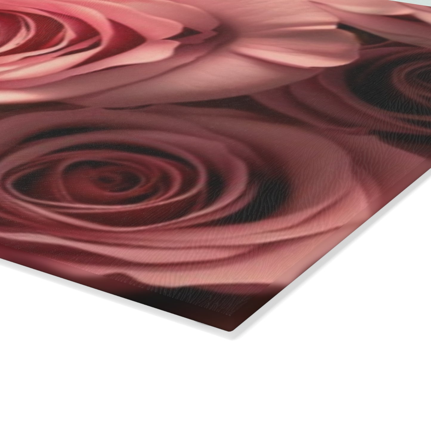 Pink Roses Cutting Board