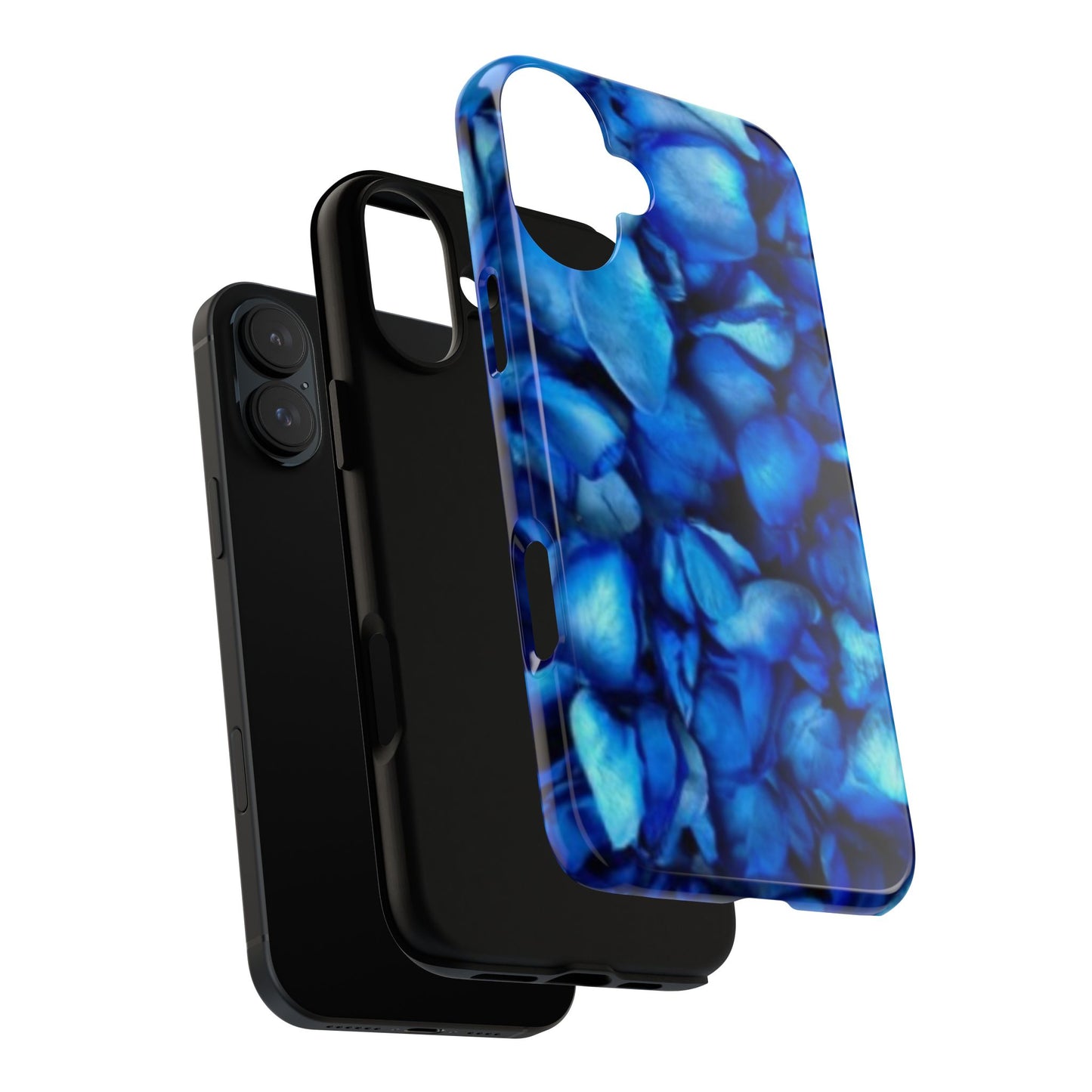 Blue Petals Tough Phone Case