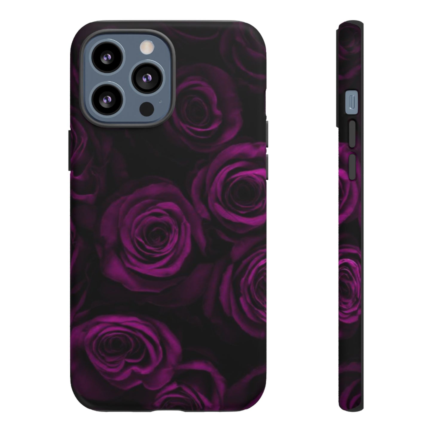 Dark Purple Roses Phone Tough Case