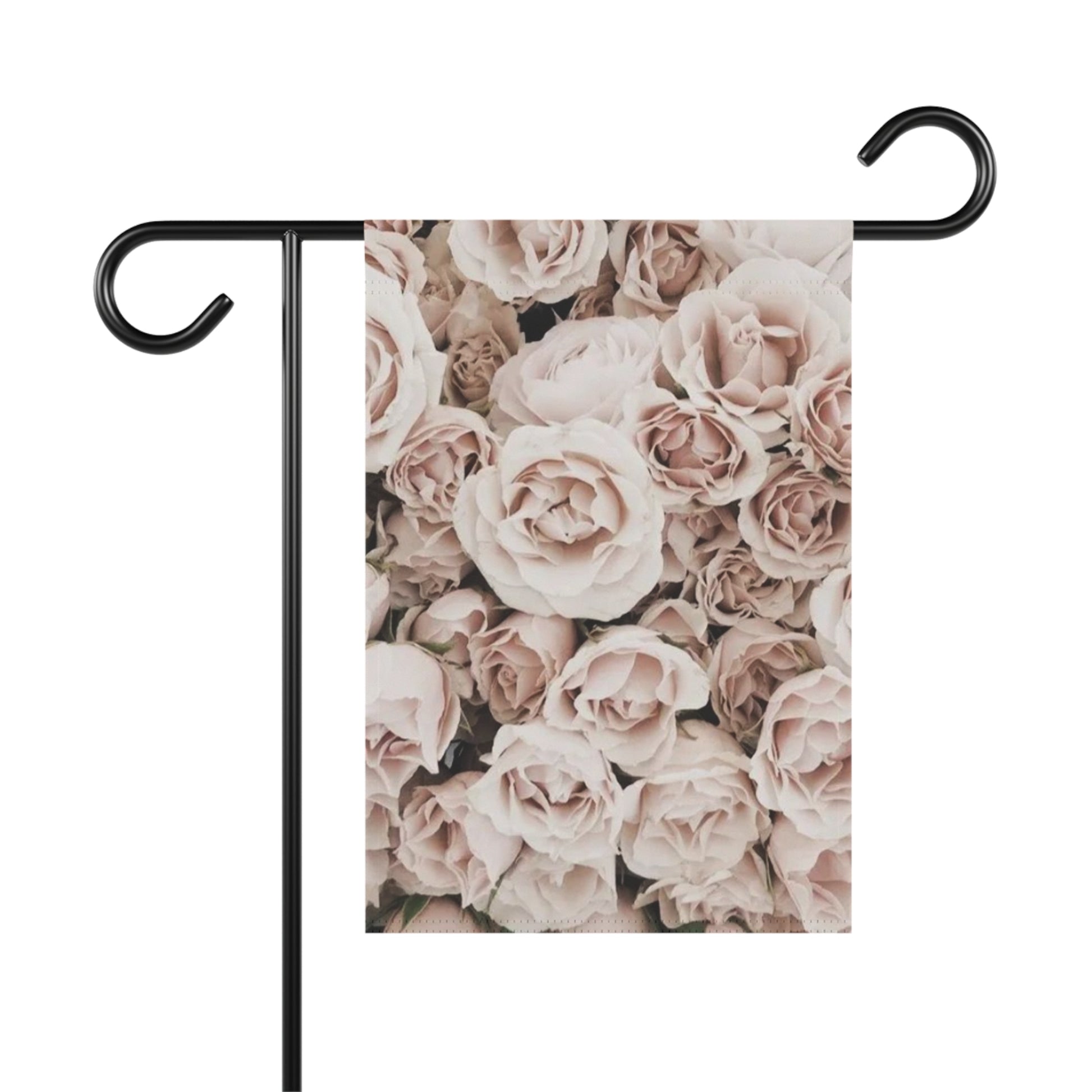 Light Pink Floral Garden and House Banner – Romantic Porch Decor
