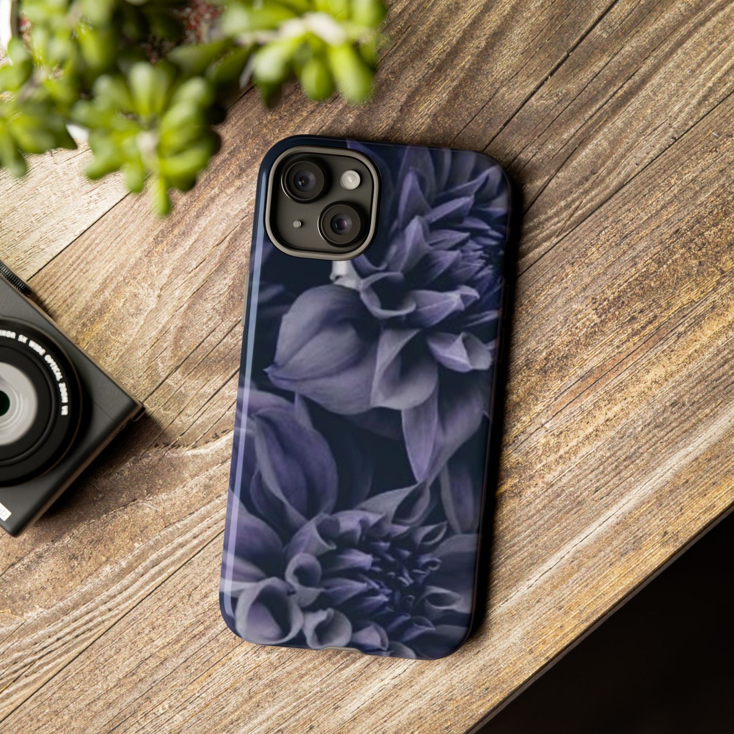 Blue Dahlia Phone Tough Case