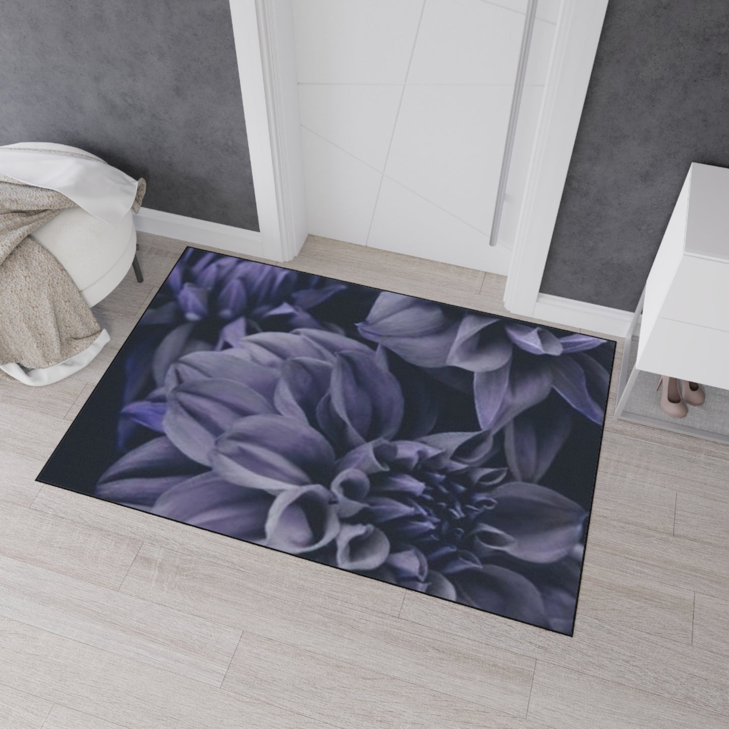 Blue Dahlia Heavy Duty Floor Mat
