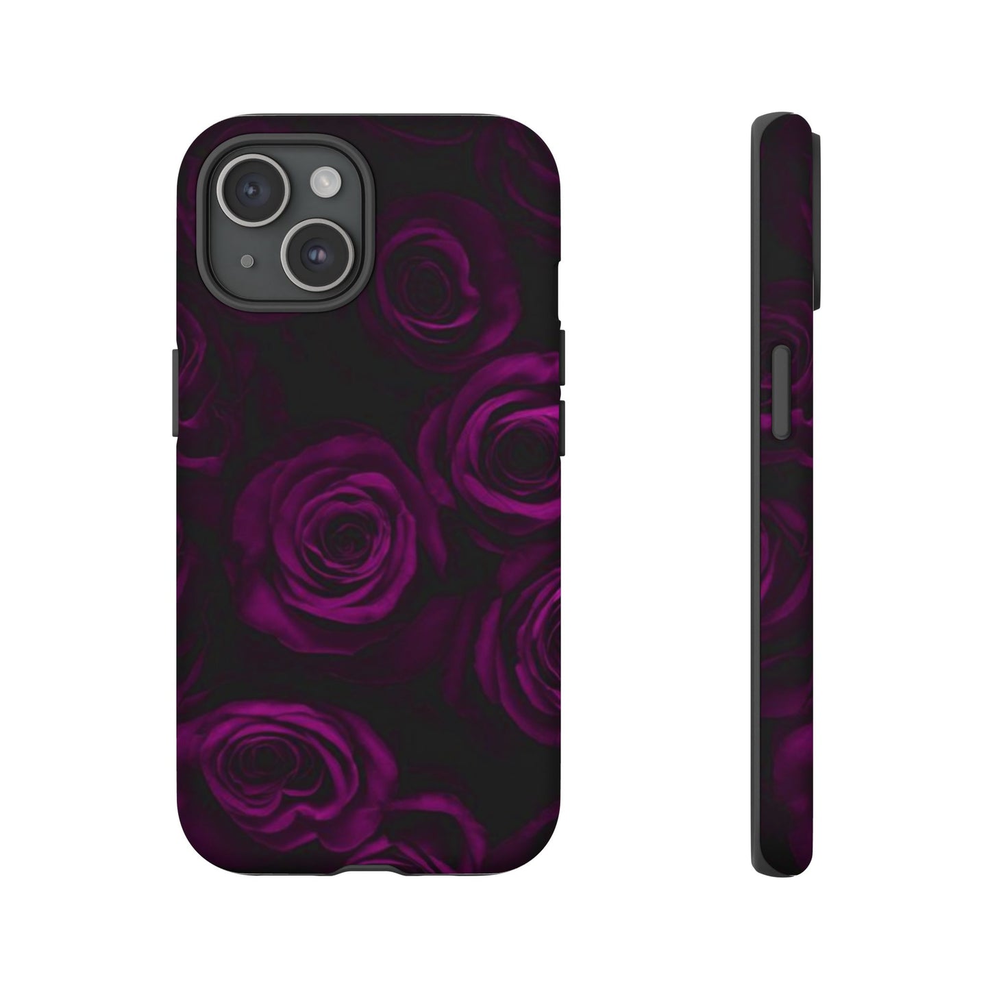 Dark Purple Roses Phone Tough Case