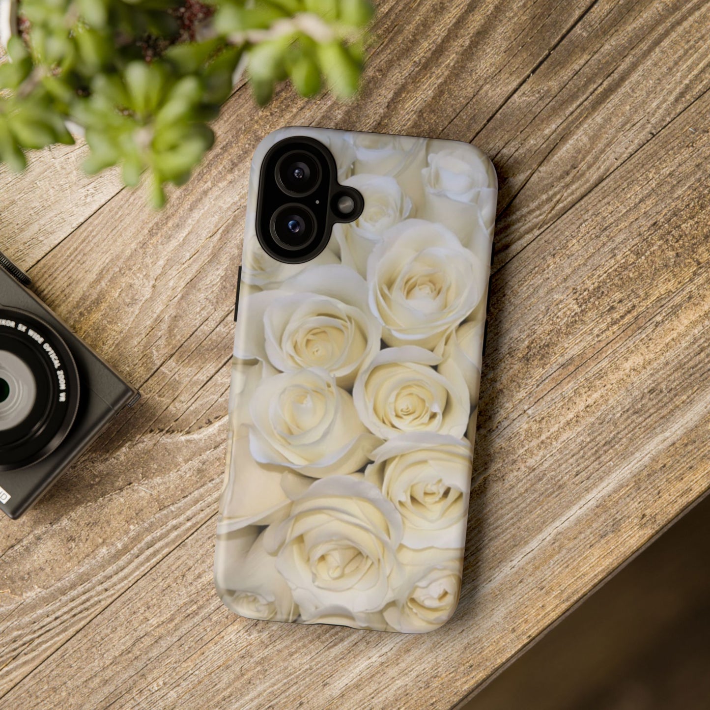 White Roses Tough Phone Case