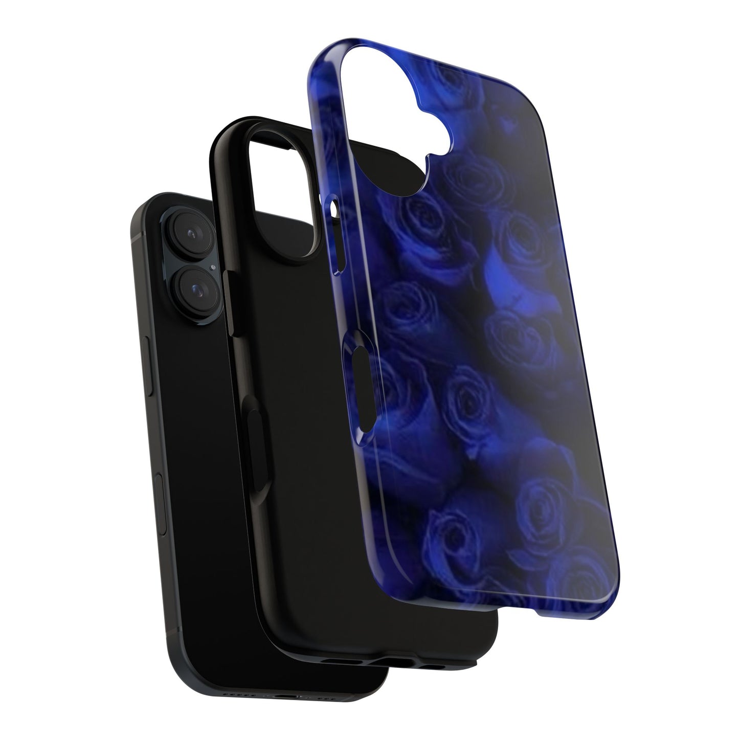 Dark Blue Roses Tough Phone Case