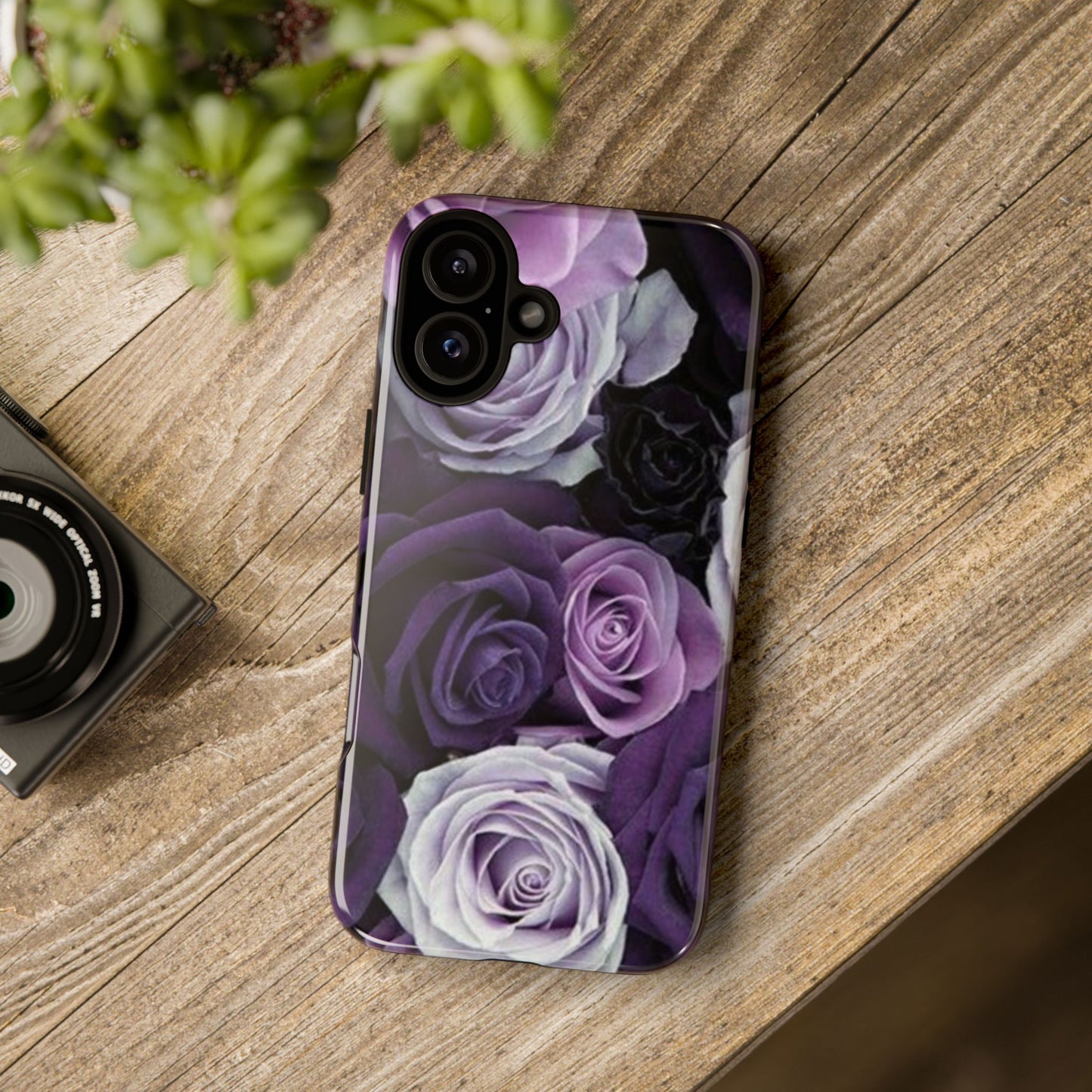 Purple Roses Tough Phone Case