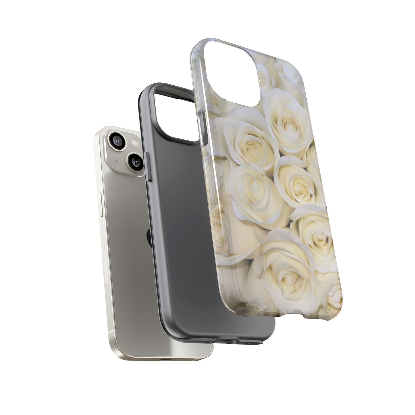 White Roses Tough Phone Case