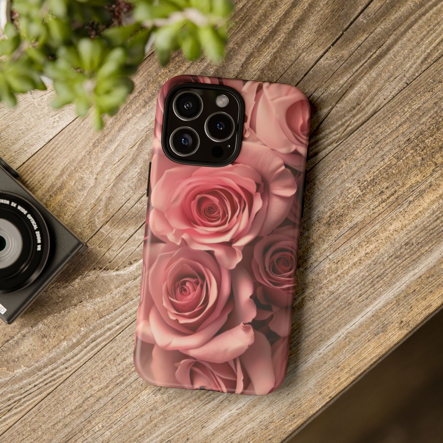 Pink Roses Tough Phone Case