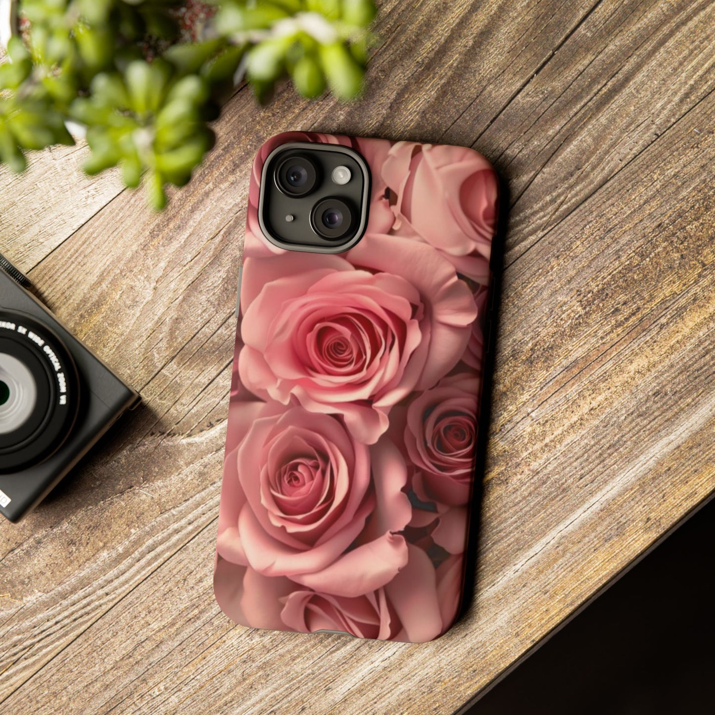 Pink Roses Tough Phone Case