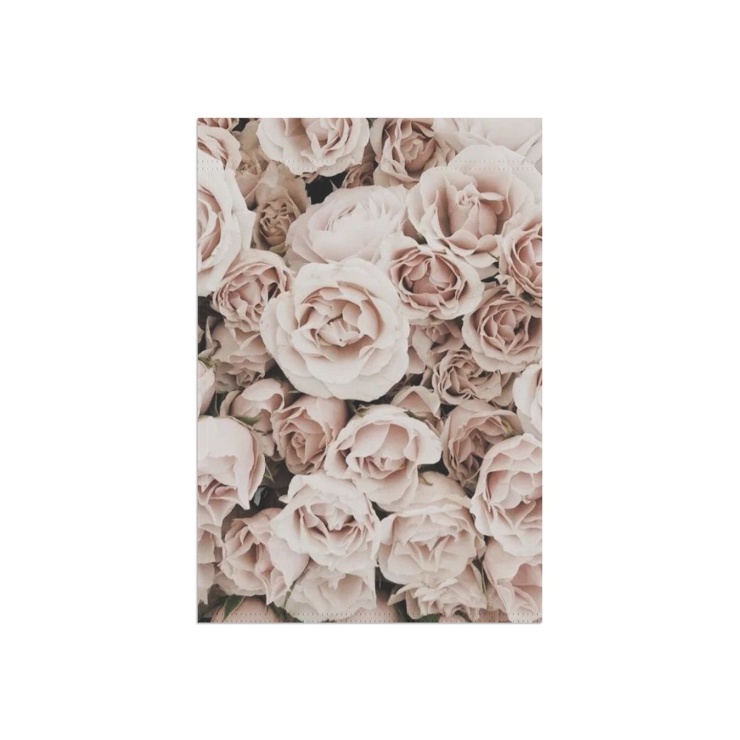 Light Pink Floral Garden and House Banner – Romantic Porch Decor