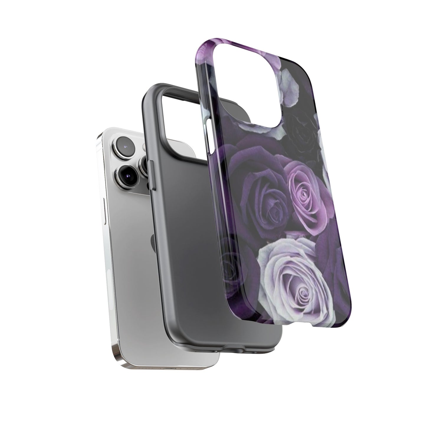 Purple Roses Tough Phone Case