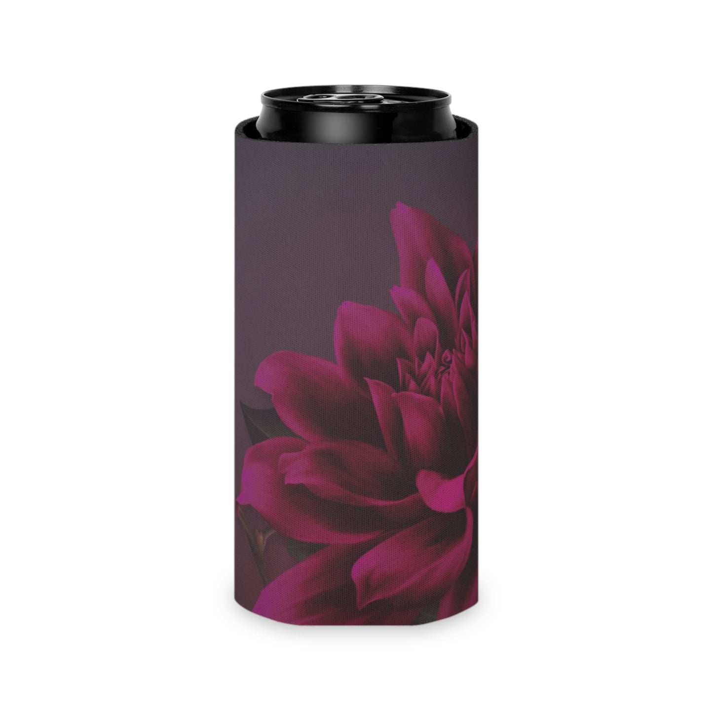 Magenta Dahlia Can Cooler
