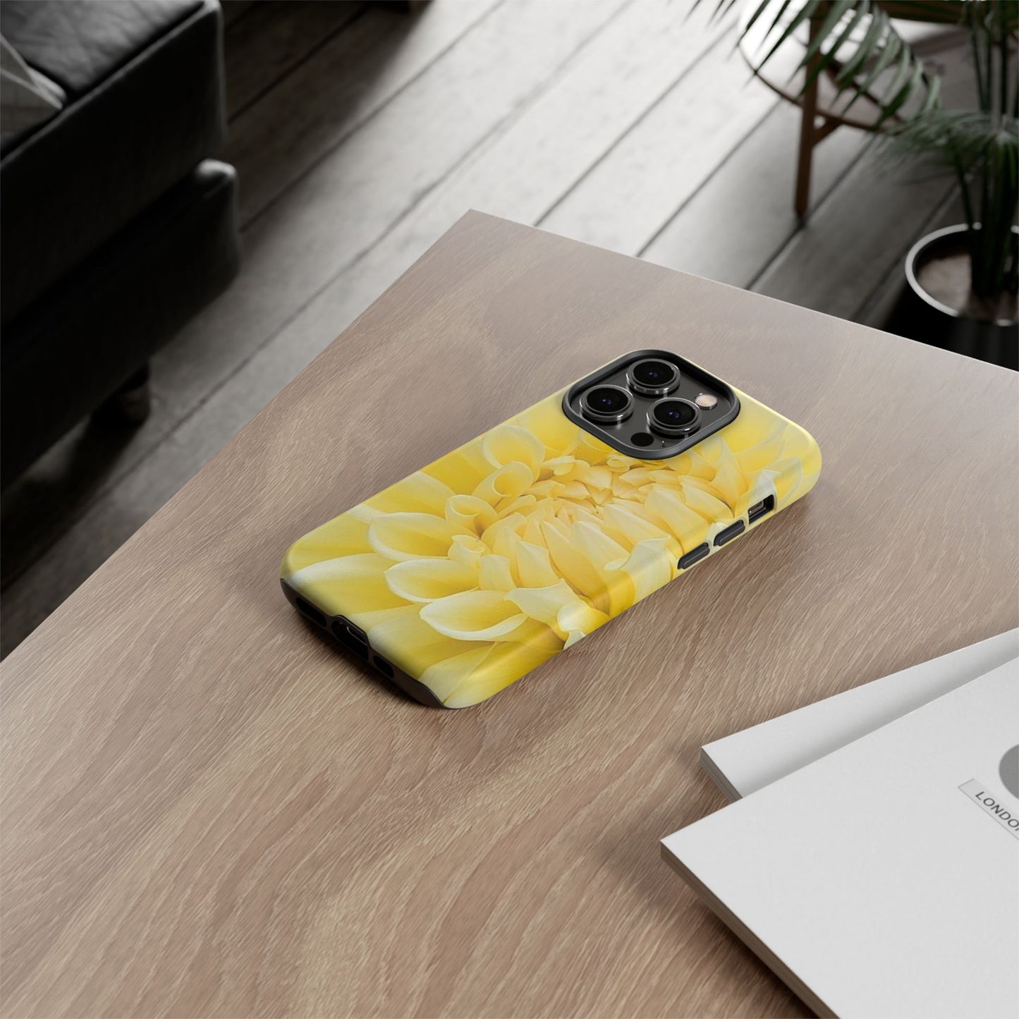 Yellow Dahlia Phone Tough Case