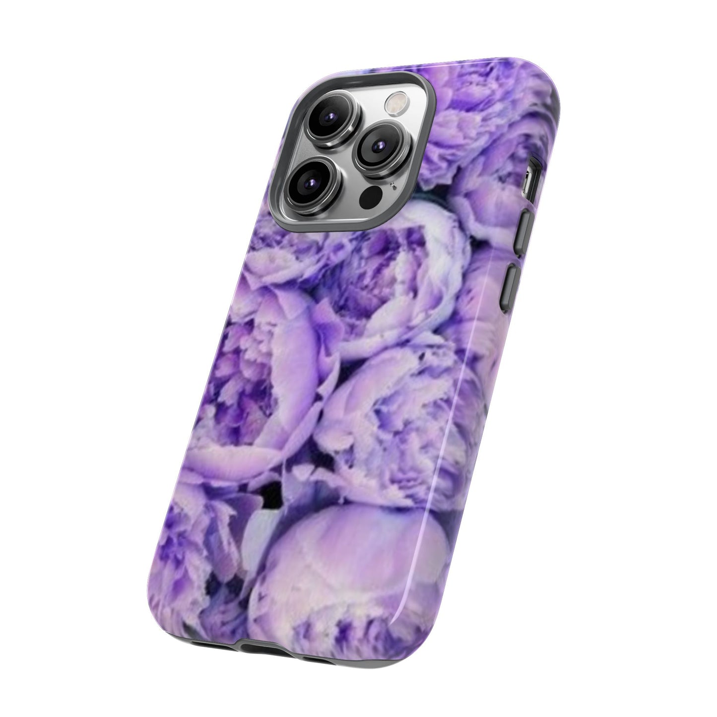 Purple Peony Tough Phone Case